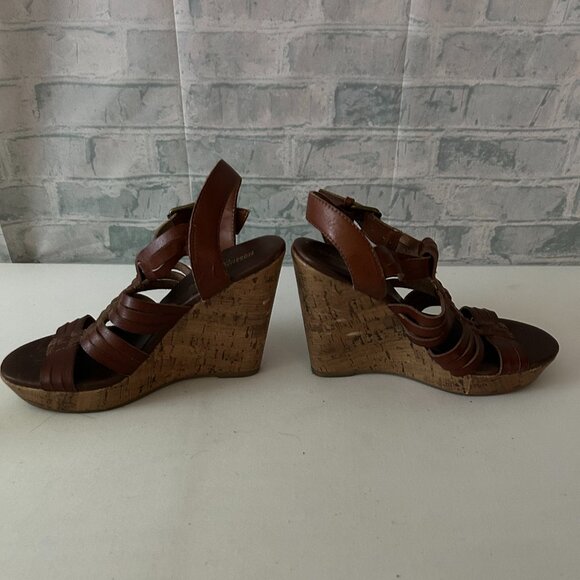 MOSIMO SUPPLY COMPANY Shoes - MOSIMO SUPPLY COMPANY BROWN  WEDGE HEEL SHOES SIZE 5 1/2